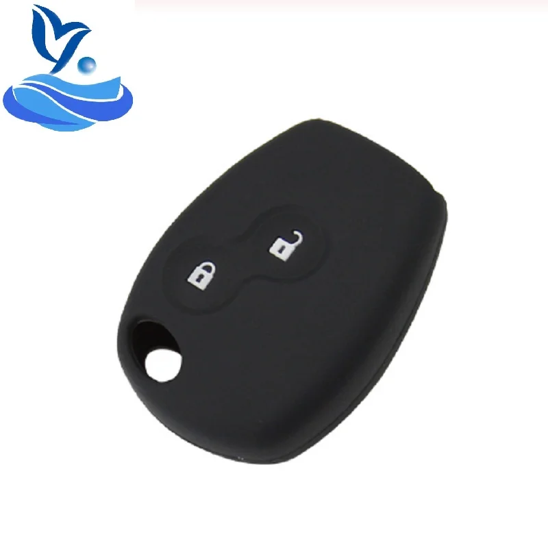 Чехол для автомобильного ключа из силиконовой резины с 2 кнопками чехол Renault Kangoo