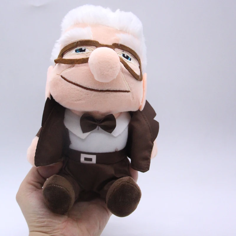 20CM the Movie UP Carl Grandfather Grandmother Cartoon Stuffed Soft Plush Toy