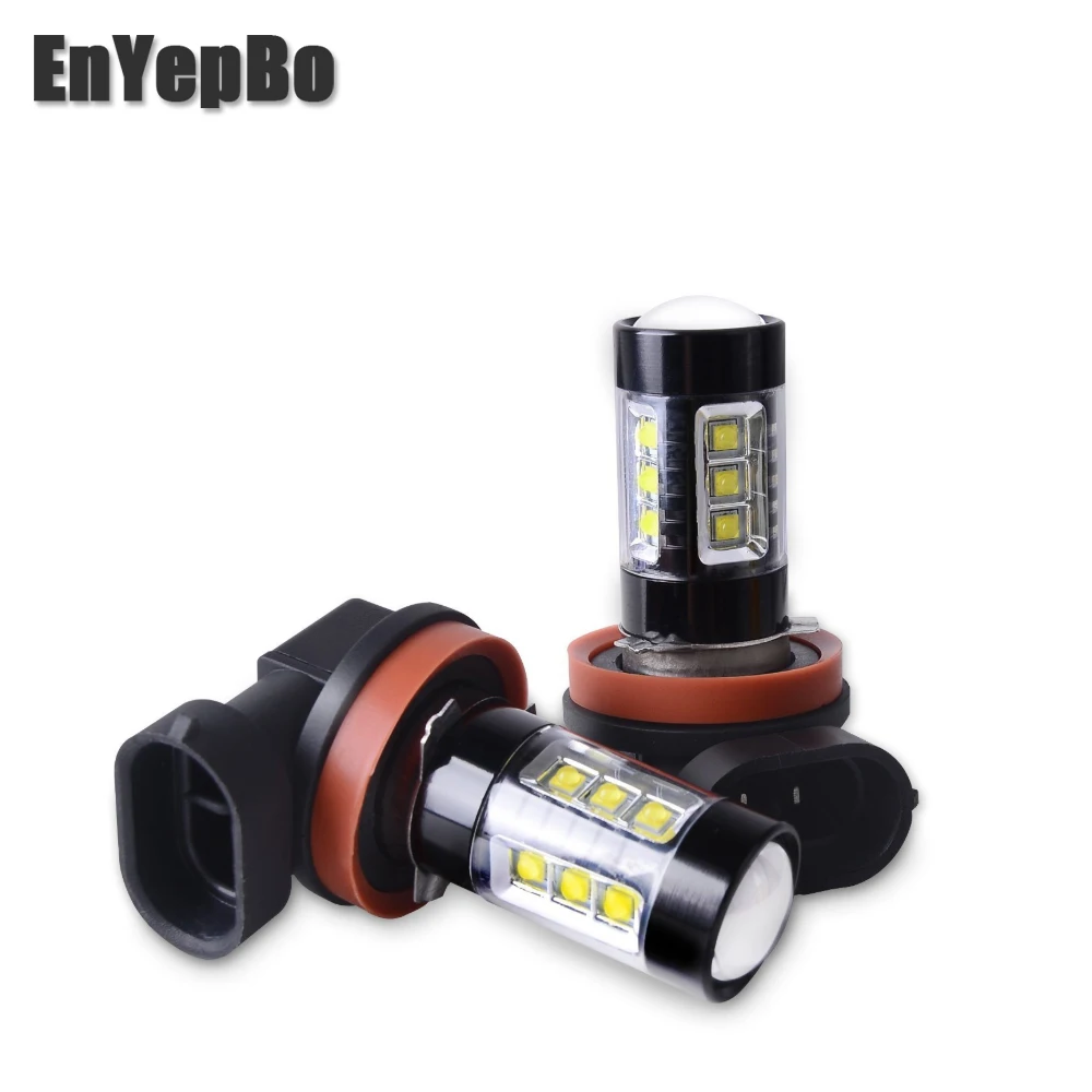 

2PCS LED Car Lights H8 Fog bulb H11 H16(JP) DRL Daytime Running Lamp For Nissan Teana Tiida New Sunny Livina Teana 2011 CANBUS