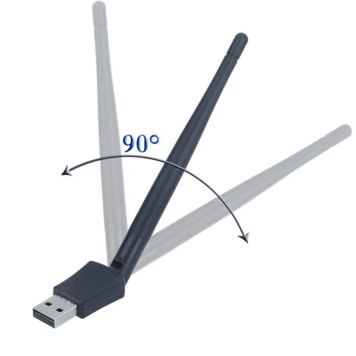 802.11B/G/N/AC Двухдиапазонный 600 Мбит/с RTL8811CU беспроводной USB WiFi адаптер ключ с 2,4G& 5,8G внешняя антенна WiFi для компьютера