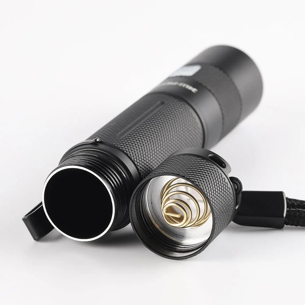 Convoy S9 flashlight ,219B R9080 high CRI,with micro USB charging port,18650 flashlight ,torch,with 18650 battery inside