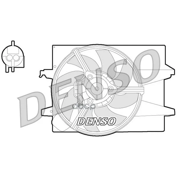 Вентилятор Охлаждения Двигателя Der10004 Denso арт. DER10004