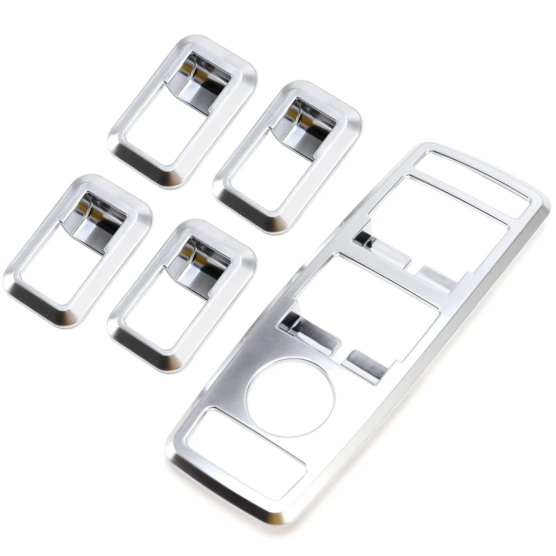 

Matt Chrome Door Window Switch Panel Cover Car Stylings Trim For Mercedes C Glk Class W176 W246 W204 W212 W218 X204