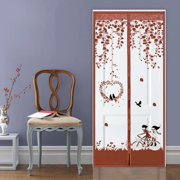 

Summer Closing Mesh Mosquito Net Window Screens Curtain Anti Mosquito Magnetic Tulle Shower Curtain Door Screen for Home