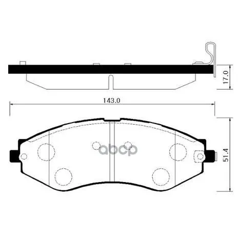 Колодки Тормозные Дисковые Передн Daewoo: Lanos 97-01, Nubira 97-03, Lacetti 02-06 Suzuki: Forenza 04-08 HSB арт. HP2012