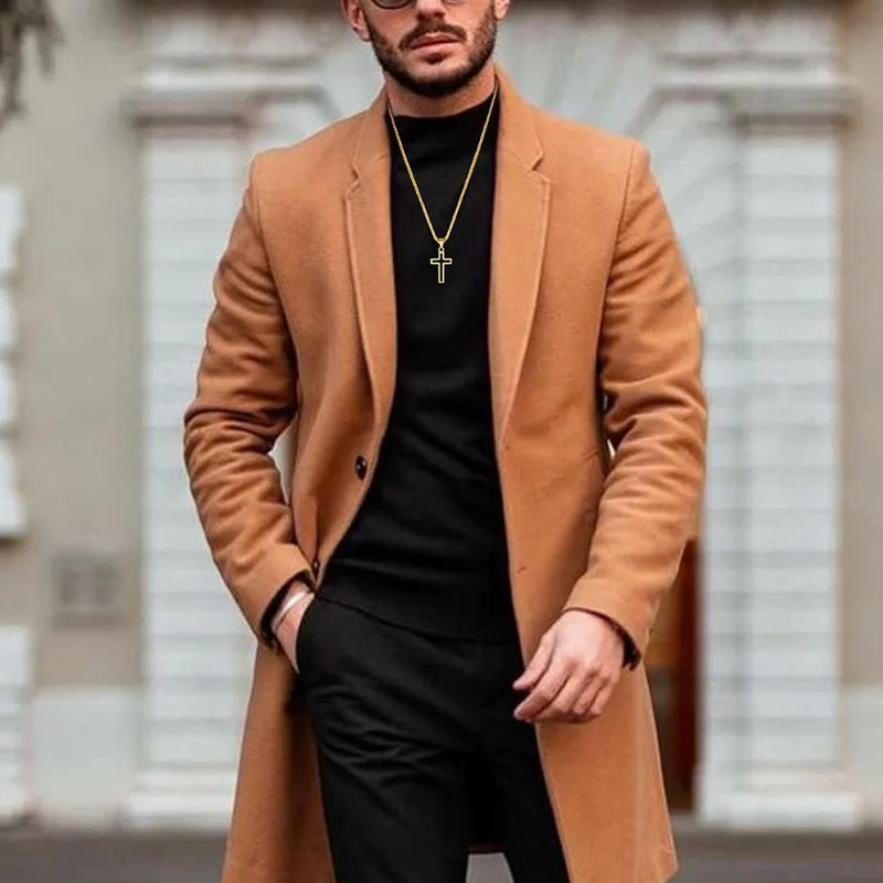 Men Cross Necklace,Outlined Cross Mens Pendant,Stainless Steel Hollow Crucifix Outline,Jesus Religious Confirmation Jewelry