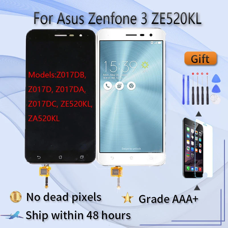 puño Primer ministro ozono Screen Replacement Asus Zenfone 3 Zoom Ze553kl - 5.2 Lcd Asus 3 Ze520kl  Display - Aliexpress