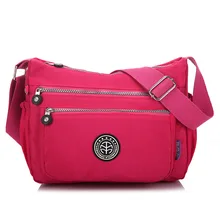 Стильная легкая женская сумка на плечо, Большая вместительная сумка для путешествий, водонепроницаемая нейлоновая сумка, трендовая ручная пассажирская сумка