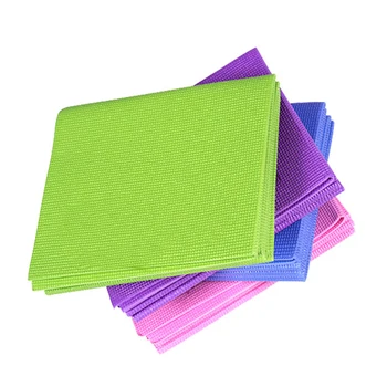 

Foldable Yoga Mat Non Slip Easy Carry Fitness Pilates Workout Exercise Mats Comfortable PVC Yoga Mat