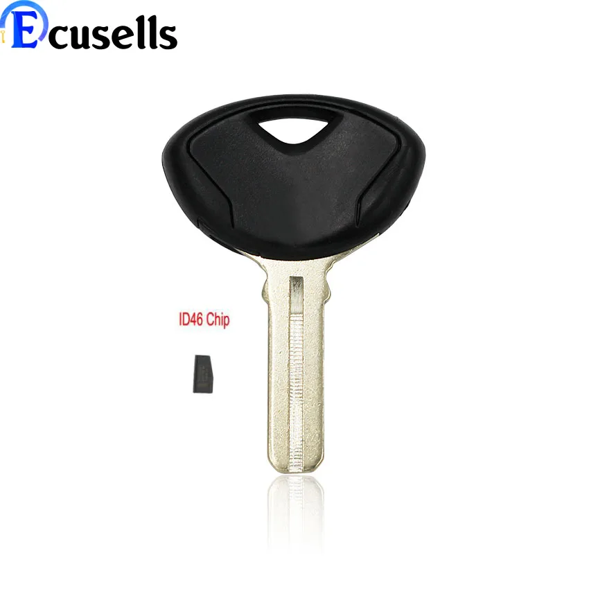 BLANK TRANSPONDER KEY SHELL with ID46 Chip For BMW Motorcycle F650 F800 S1000RR R1200 K1200 K1300 key case,key shell,motorcycle key