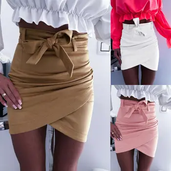 

New Arrival Women's Skirt High Waist Bodycon Slim Casual Summer Pencil Mini Skirt Women Clothes