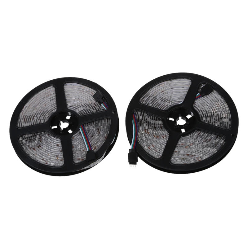 

Promotion! Waterproof 2x5M 10M 5050 SMD 300 LED RGB Light Lamp Flexible Strip Ribbon Ideal For Garden Decoration Lighting