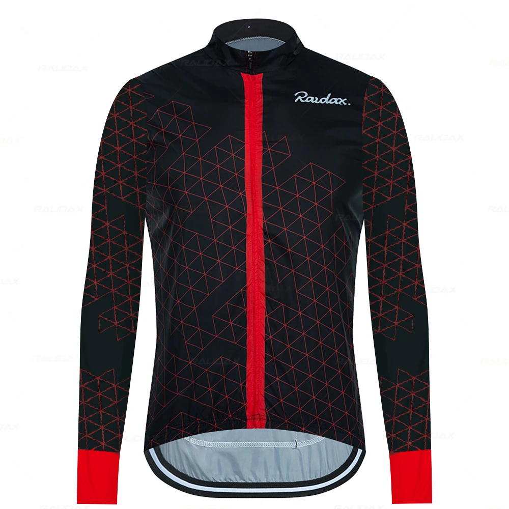 Raudax Cycling Jackets Unisex Bicycle Windproof Cycling Clothing Long Sleeve Winter Jerseys Autumn Lightweight Jacket