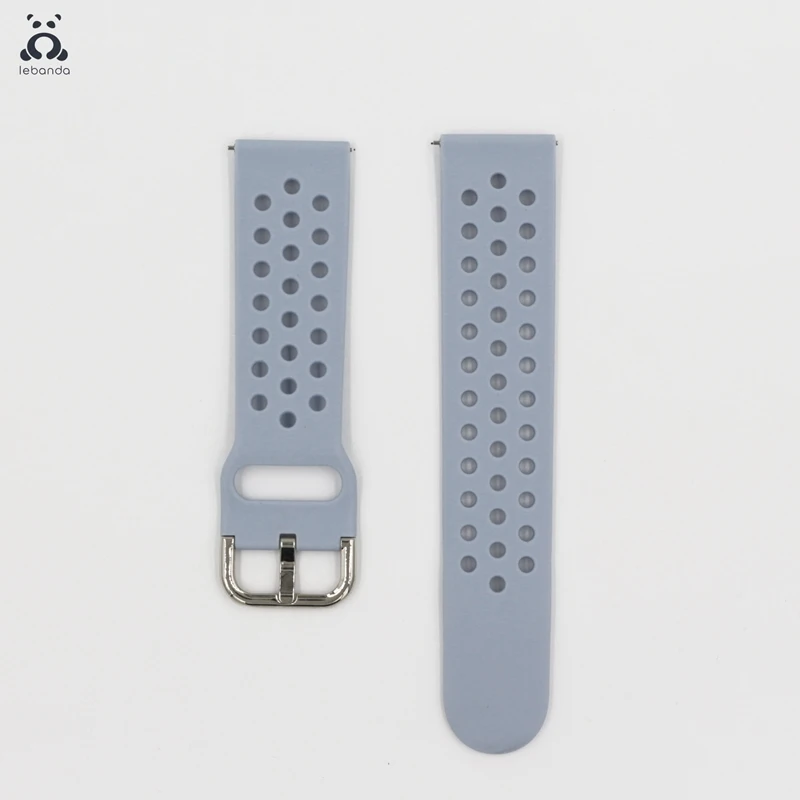 Lilac Lebanda спортивный ремешок для смарт-часов Galaxy Watch Active/42/46 мм, ремешок для HUAWEI GT силиконовый ремешок из мягкой дышащей ткани замена 20 мм/22 мм - Цвет ремешка: Lilac