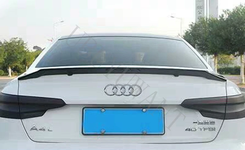 For Audi A4 B9 High Quality ABS material Exterior Rear Spoiler Tail Trunk Boot Wing Decoration Car Styling