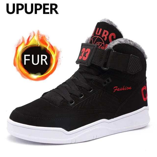 US $19.09 UPUPER Mens Snow Boots Winter Warm Men Shoes Fashion Comfortable High Top Outdoor Sneakers Men Boot