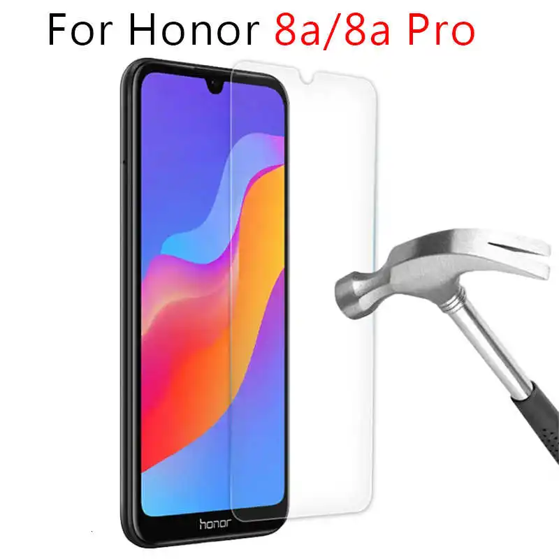 Защитное стекло закаленное 9H для Huawei Honor 8A Pro 8C 8X Max 8S 20 P40 Lite | Мобильные телефоны и