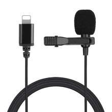 Профессиональный петличный микрофон с зажимом для iPhone/записи/интервью/видеоконференции/Подкаст/диктант голоса/A