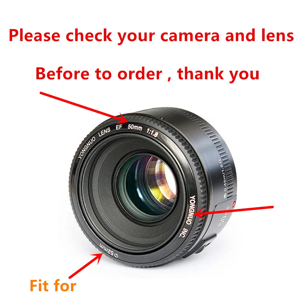Линза limitX 52 мм с цветком тюльпана для YONGNUO YN 50 YN50mm EF F/1 8/YN35mm 35 F2 1:2 / 85 f1.8 YN85mm|flower lens