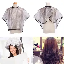 Лидер продаж волосы накидка для стрижки ПВХ водонепроницаемый окрашивающий плащ Парикмахерская накидка для окраски волос Перми масло для выпечки накидка инструмент