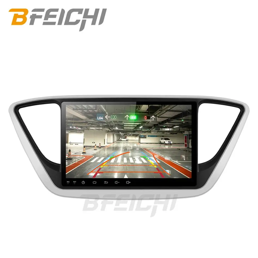 Автомобильный DVD gps для hyundai Verna Solaris PX30 " Android 9,0 автомобильный ПК головное устройство 1024*600 Автомобильная Радио Навигация