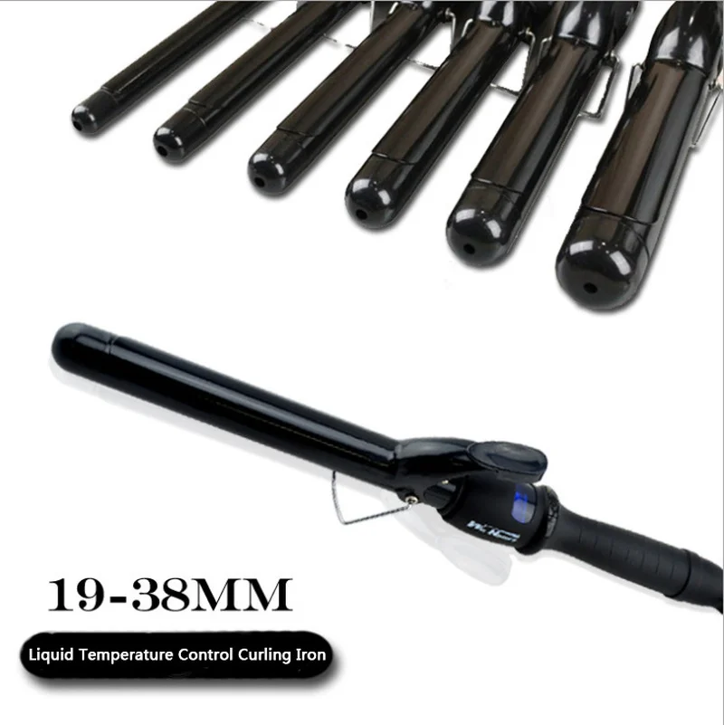 

Professional Curling Iron LCD Display Thermostat Electric Curling Iron Perm Hairdressing Ceramic Hair Curlers Hair Styling