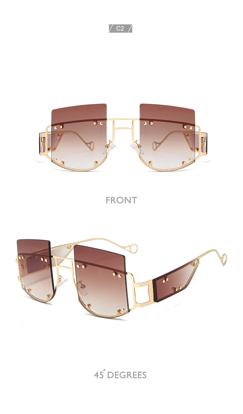 Новинка, женские солнцезащитные очки в большой квадратной коробке, модные брендовые роскошные мужские солнцезащитные очки ss415