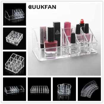 

Acrylic Cosmetic Box Makeup Organizer Cosmetics Organizer Cotton Pads Container Storage Box For Makeup Acryl Lipstick Organizer