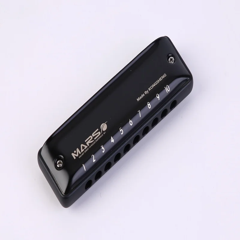 KONGSHENG M2Mars Diatonic Harmonica Black