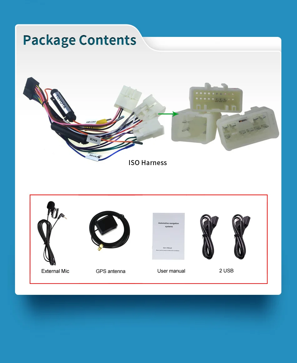 Sale Andrid Car Radio Multimedia Player 2 din Car GPS Stereo for Toyota Camry Aurion 2007 2008 2009-2011 with Navigation Mirror Link 12