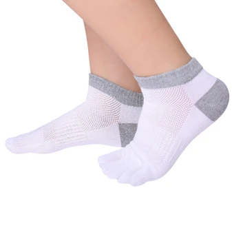 

Men Toe Socks Finger-separated Odor Resistant Cotton Polyester Spandex Ankle Hosiery Sports Fitness Footwear 2020 New Arrivals