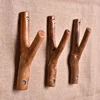 Solid Wood Tree Branch Hook Creative Retro Log Branch Xuanguan Door behind the Wall Hanging Clothes Hook Clothes Hanging 5