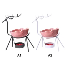 Креативная масляная горелка из нержавеющей стали, горелка оленя, свечи для ароматерапии, масляная лампа, украшения, арома, горелка для гостиной, 1 шт