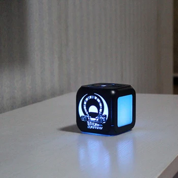 

Back To The Future 3D LED Table Clock Modern Wall Clock Digital Watches Display Clock mechanism Alarm Snooze Desk Alarm Clock