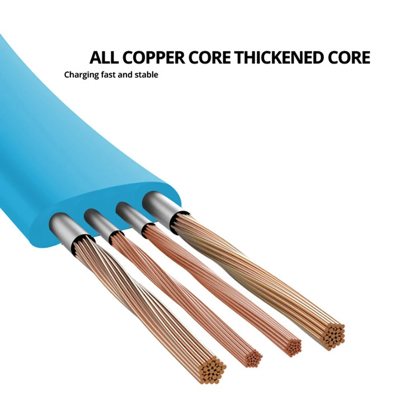 Micro USB 10cm Short Cable Soft Flat TPE Data and Charging Cable Cord for Sync charging Two Pieces