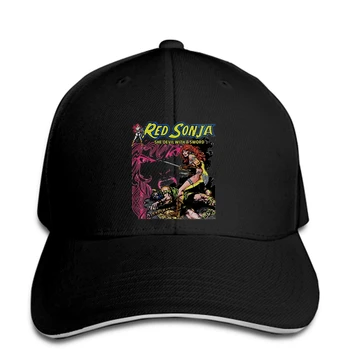 

Red Sonja Men Baseball Cap Conan the Barbarian retro female comics blend Snapback Cap Women Hat Peaked