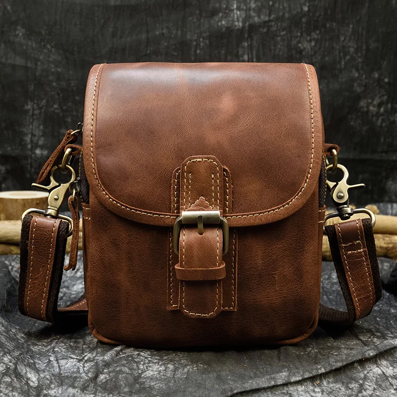 Leather Shoulder Bag Lorne Brown