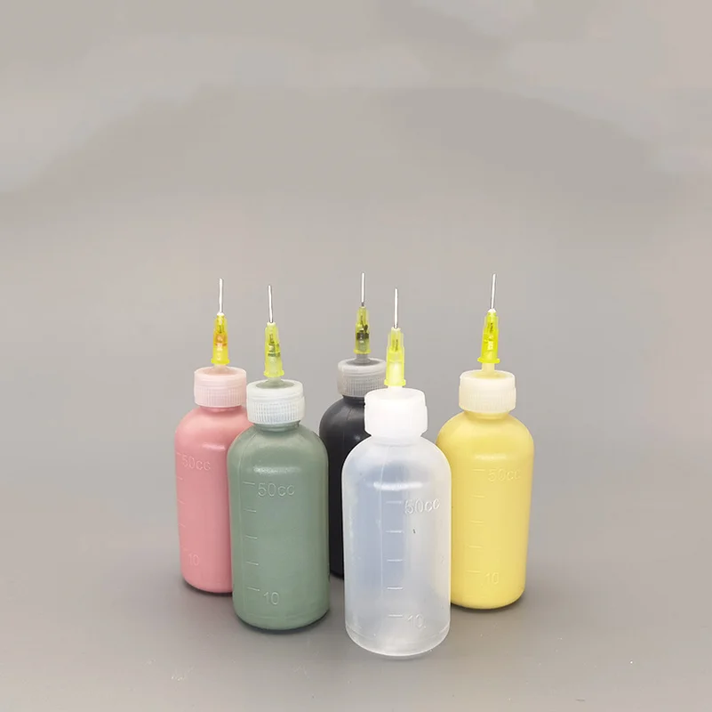 Pottery Art Squeeze Clay Bottle Point Line Texture Effect Creative Decorative DIY Ceramic Clay Painting Tools 3PCS Set