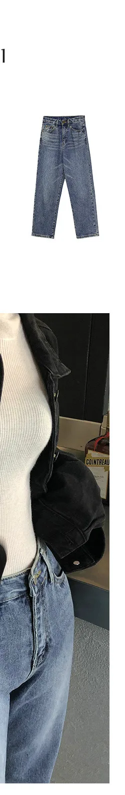 Осенне-зимняя шерстяная Базовая рубашка свитер Простой пуловер однотонный тонкий секционный внешний вязаный свитер с высоким воротником Женская одежда
