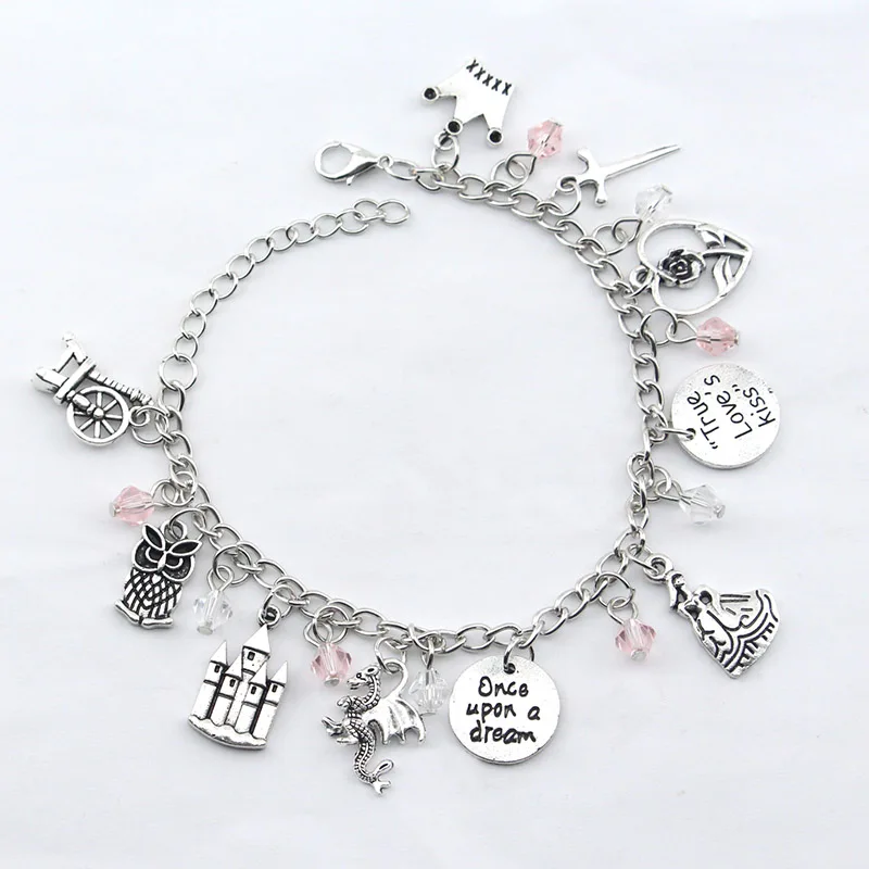 

Sleeping Beauty Inspired bracelet Once Upon A Dream Princess Aurora bracelet