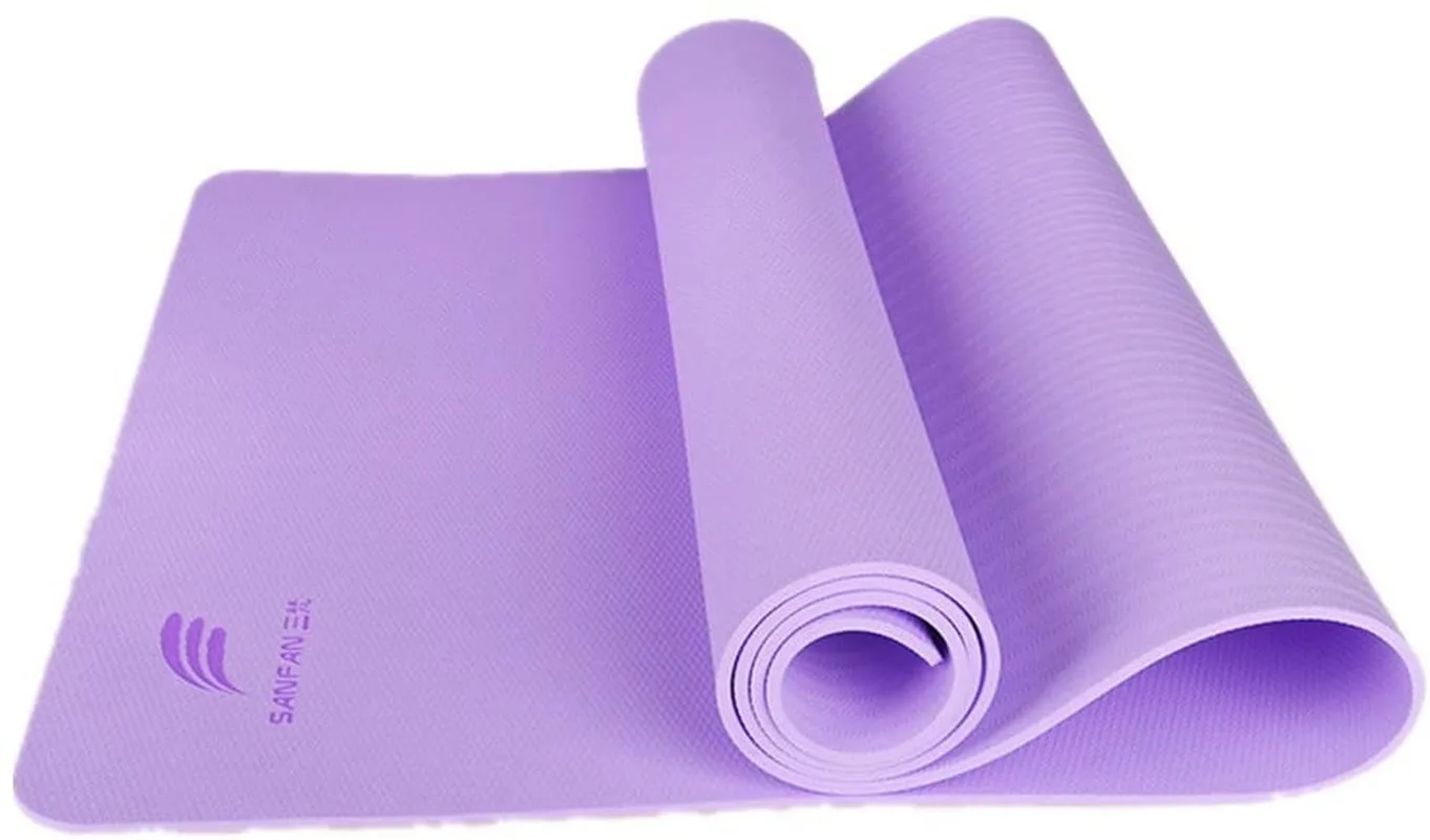 

Classic 1/4 inch Pro Yoga Mat Eco Friendly Non Slip Mat with Carrying Strap and Bag for Yoga Pilates andFloor Exercises72x24Inch
