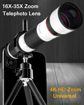 

Zoom Telephoto Telescope optique lentille Camera lens Clip Tripod Optique For iphone For LG pour Smartphone