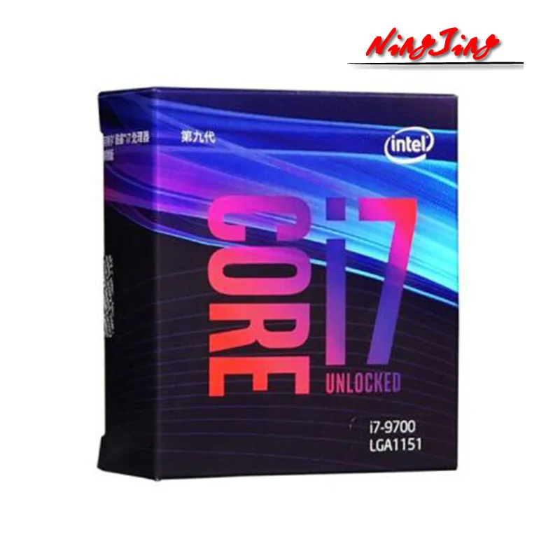 Intel Core i7-9700 i7 9700 3.0 GHz Eight-Core Eight-Thread CPU Processor  12M 65W Desktop LGA 1151 New and come with the cooler