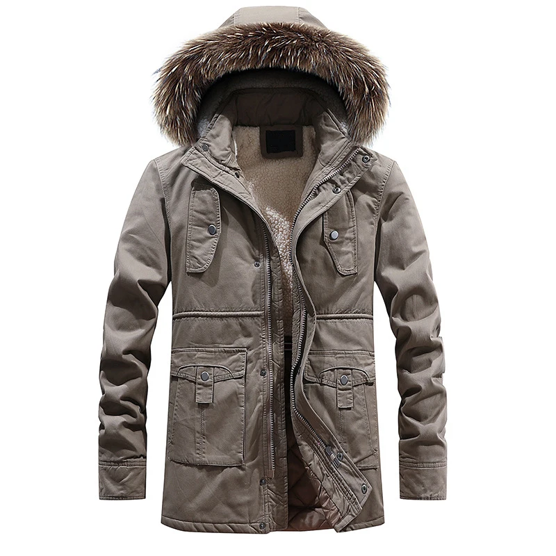 Новое поступление мужская куртка зимняя мужская повседневная стеганая куртка с капюшоном утепленное пальто осенняя винтажная верхняя одежда мужская одежда