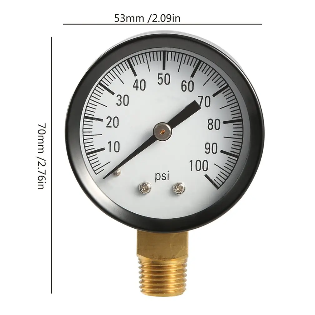 Simmons 1305 0-100 PSI 1/" скважинный насос манометр воды TsS0-100PSI точный манометр метр гидравлический тестер