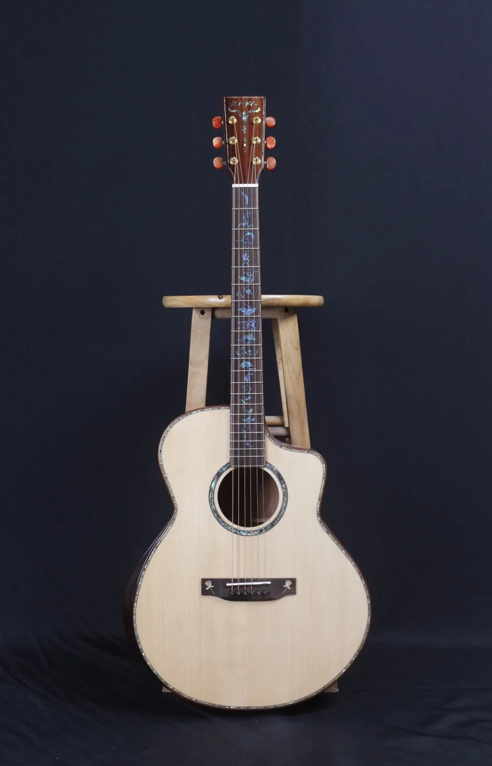 SS3928C нулевая полностью твердая древесина 39 дюймовая Акустическая гитара