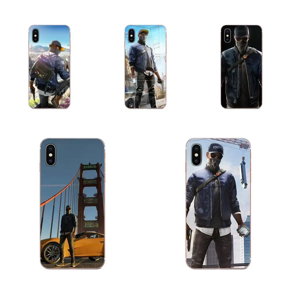 Watch Dogs рисунок для Apple iPhone 4 4S 5 5C 5S SE 6 6S 7 8 11 Plus Pro X XS Max XR мягкие прозрачные чехлы |