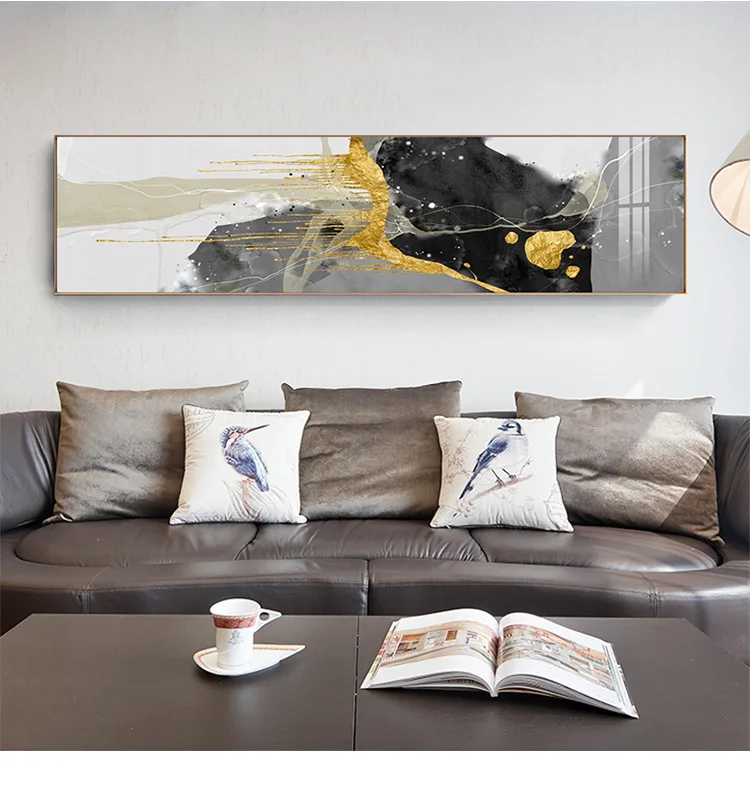 Современный дом одна абстрактная Акварельная живопись маслом холст настенная