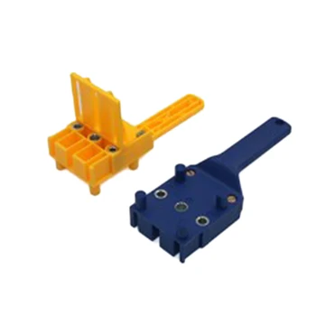 

Woodworking Drilling Straight Hole Punch Locator ABS Plastic Handheld Wood Board Punch Woodworking Locator