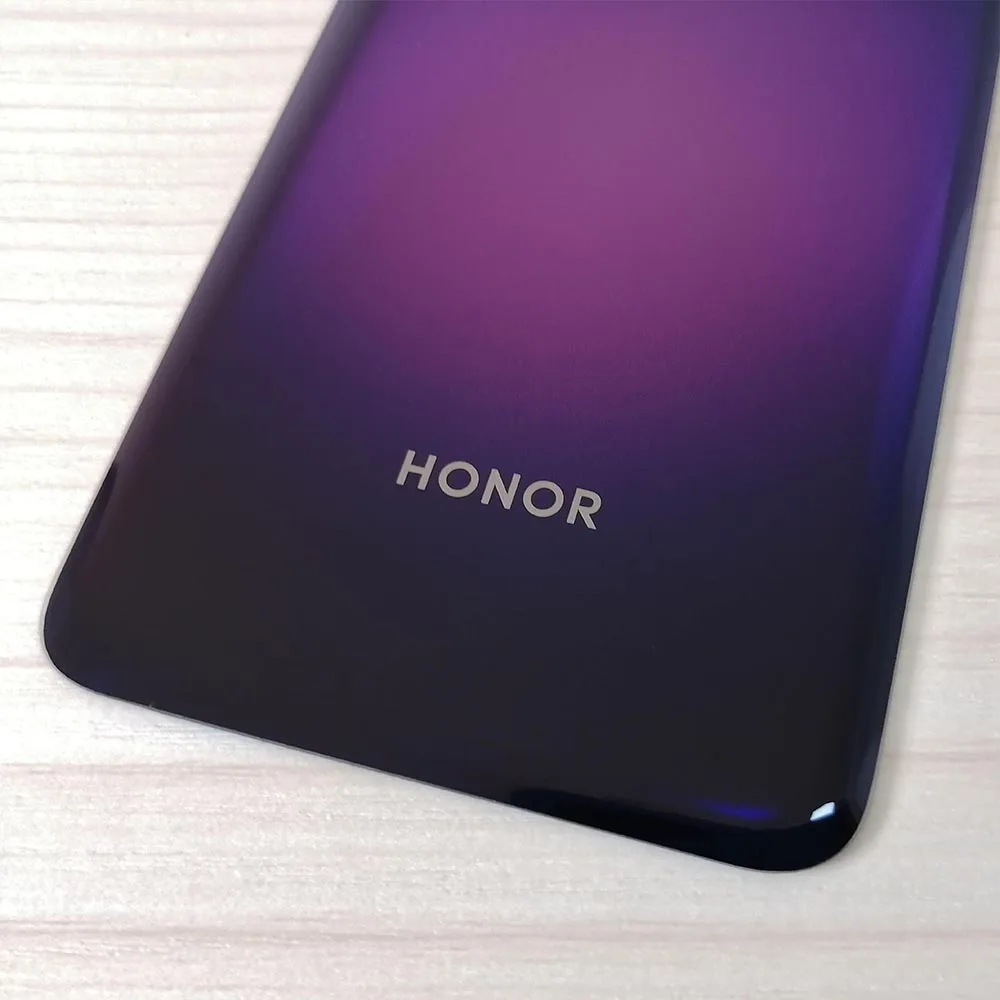 Оригинальная Задняя стеклянная крышка для huawei Honor 20 Pro 6,2" крышка батареи задняя панель Задняя стеклянная дверь Корпус чехол с клеем